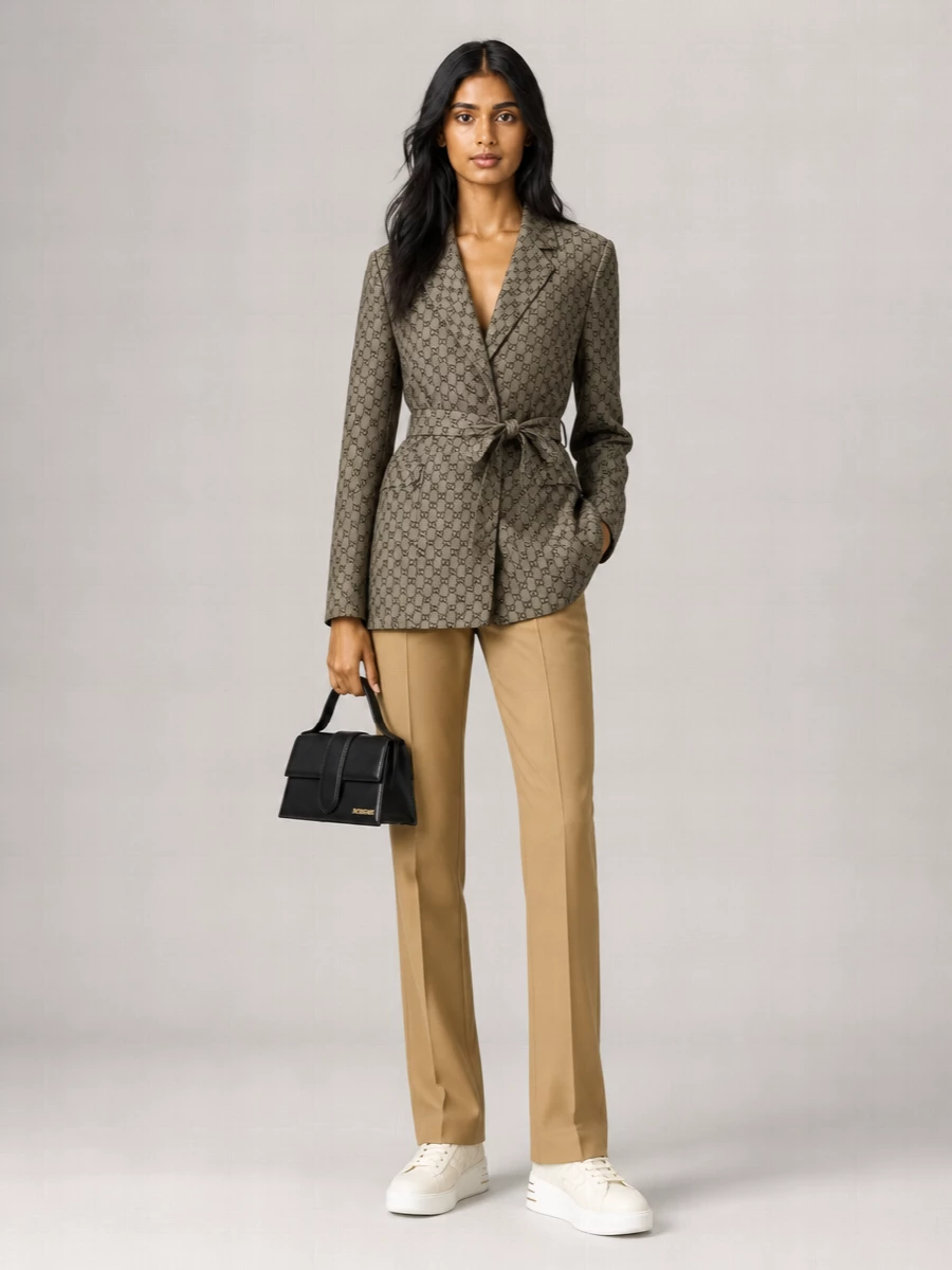 Gucci Silk Printed Shirt Jacket