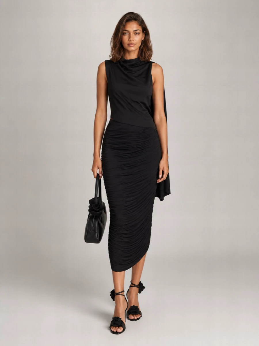 Magda Butrym Silk Satin Top