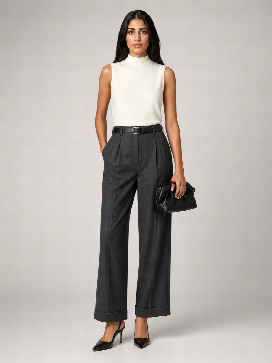 Loulou Studio Oversized Tailored Trousers