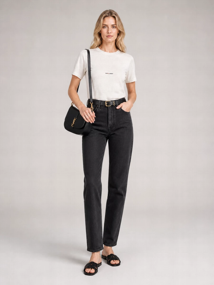 Saint Laurent Voltaire Mini Leather Shoulder Bag