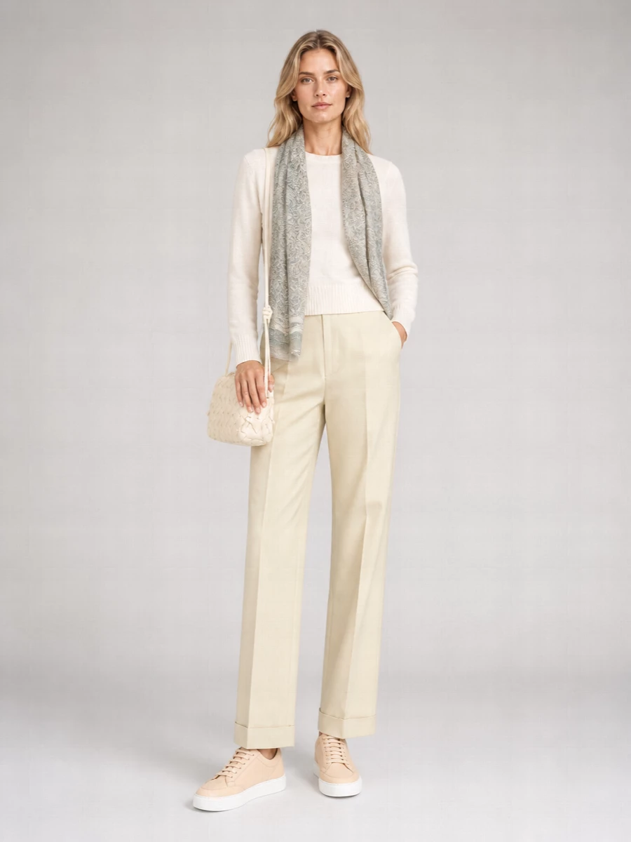 Ermanno Scervino Silk Floral-Print Scarf