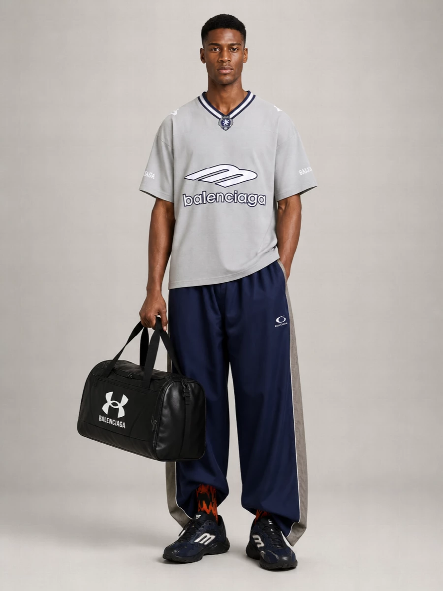 Balenciaga Mid-Rise Technical Track Pants