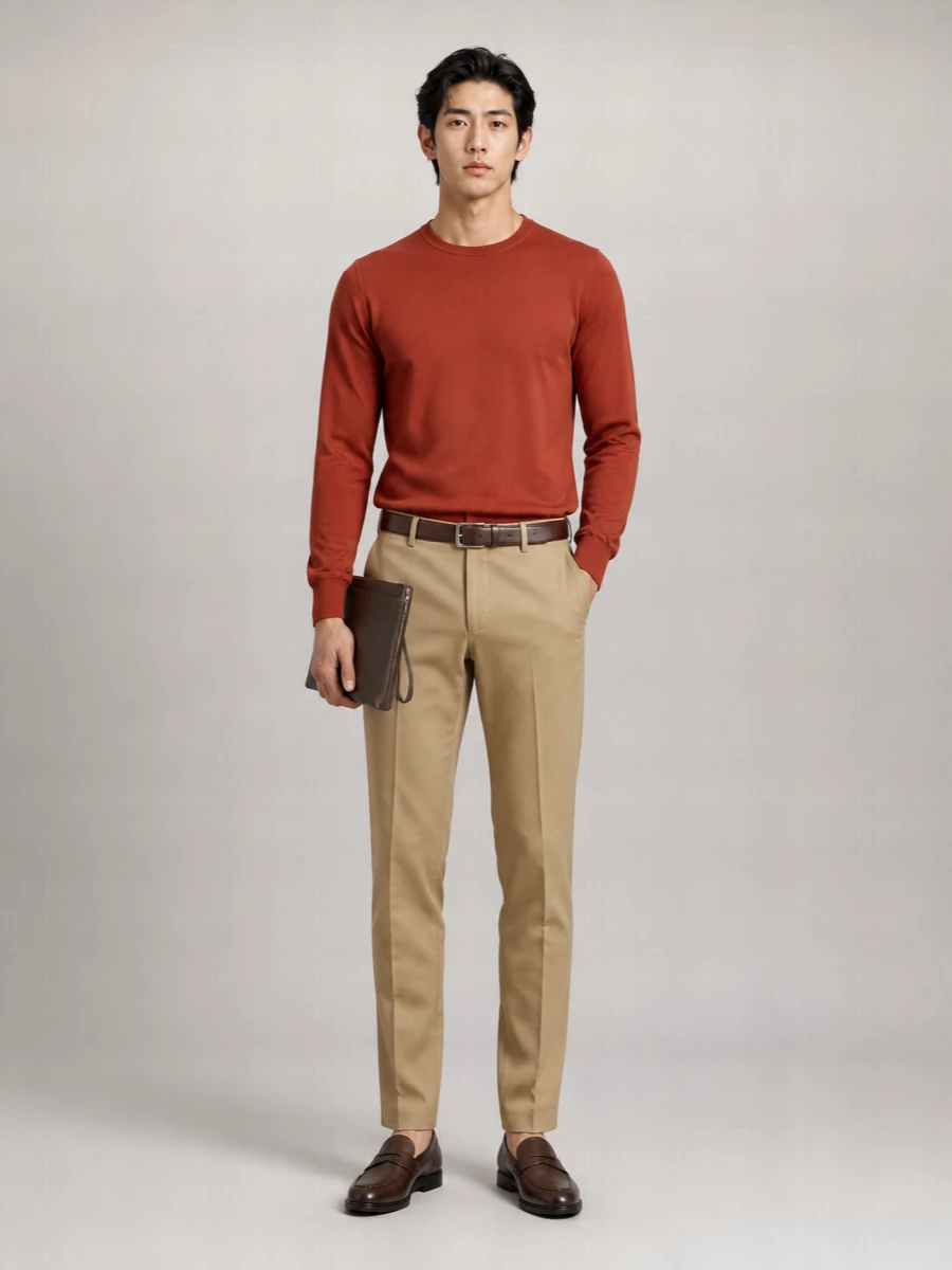 Pt Torino Silk Blend Chinos
