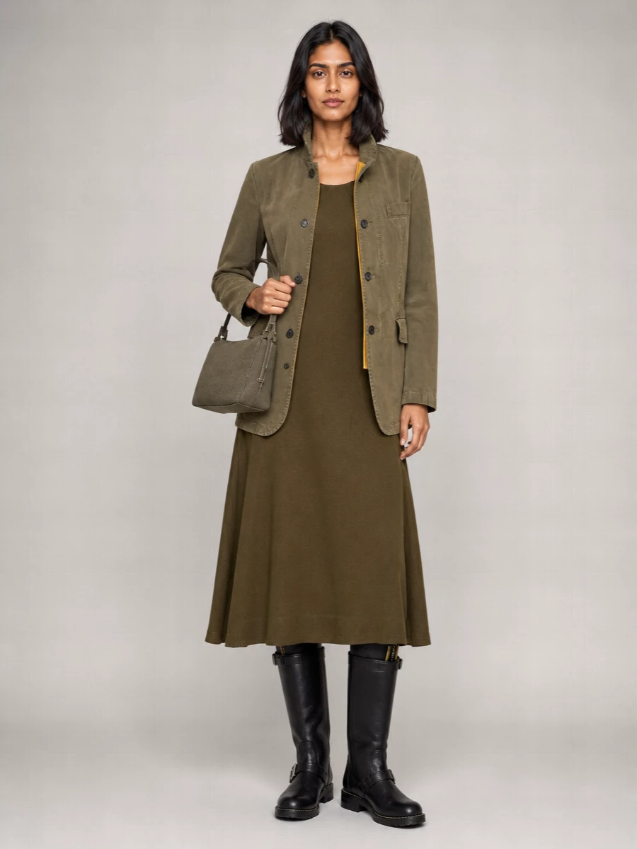 Fendi Cotton Single-Breasted Coat