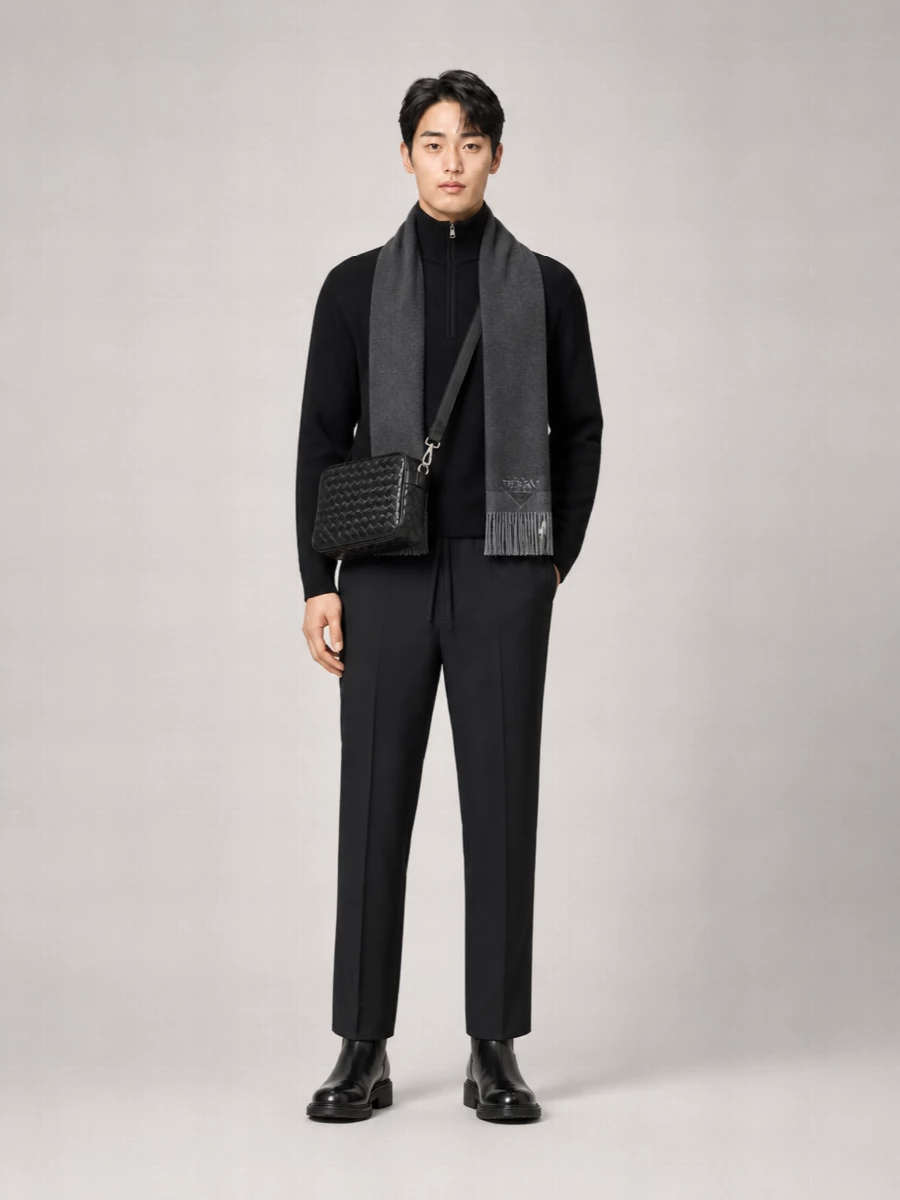 Vince Cashmere Half Zip Sweater