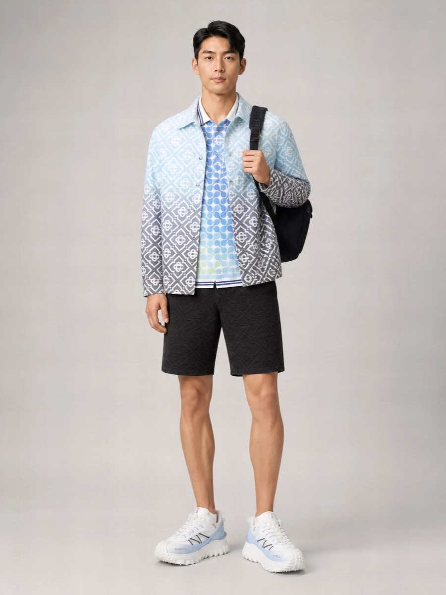 Casablanca Monogram Jacquard Lightweight Jacket
