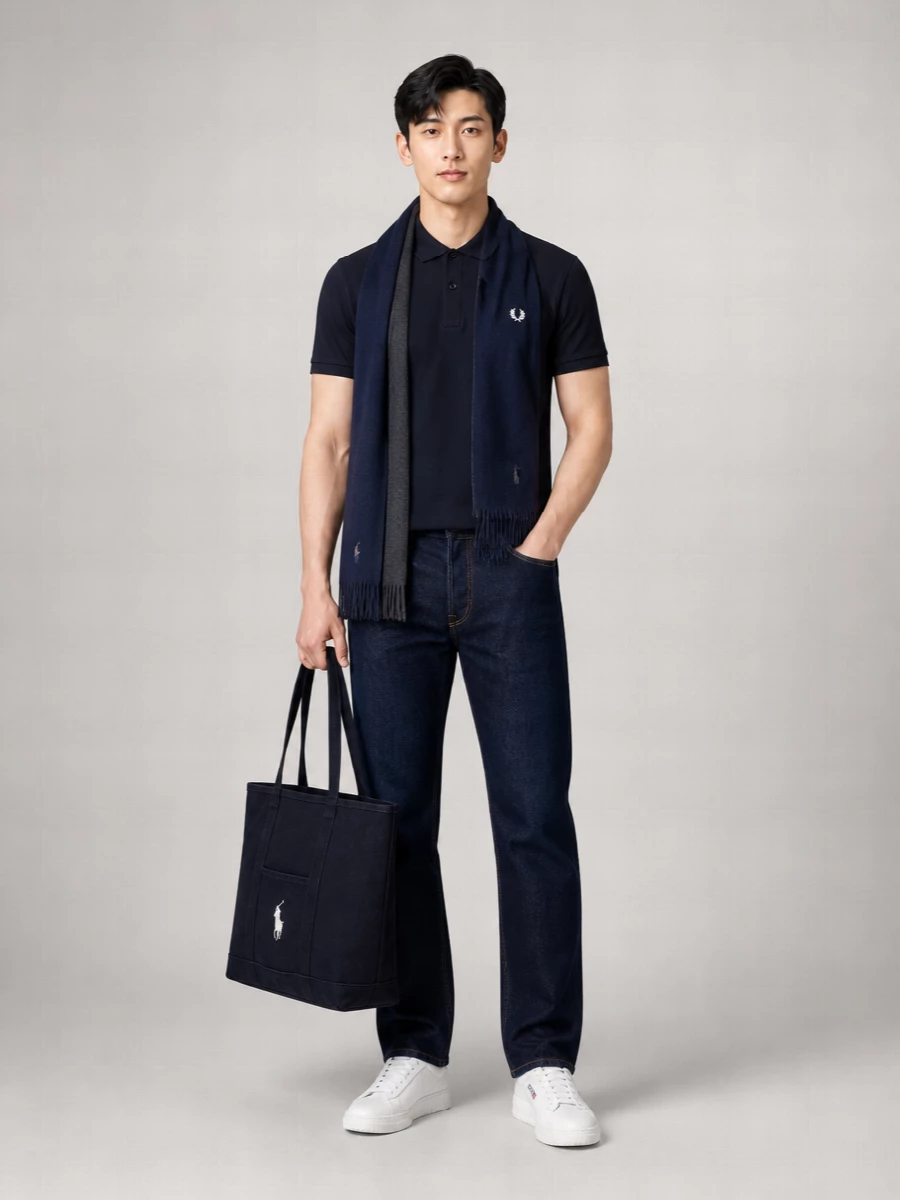 Fred Perry Cotton Logo Polo Shirt