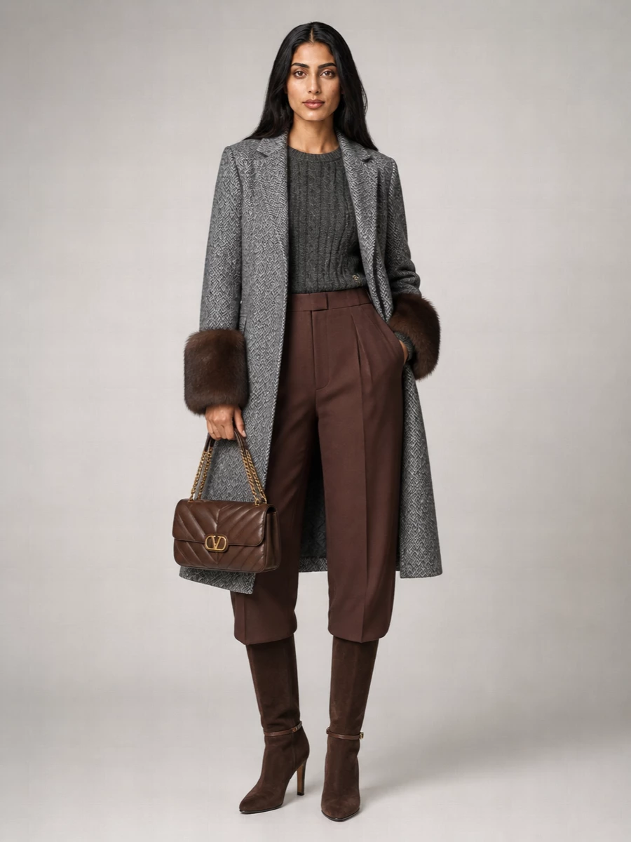 Valentino Single-Breasted Coat
