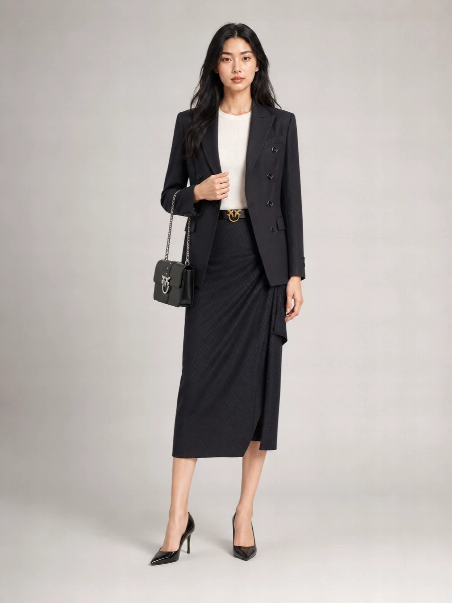 Pinko Love Bag One Leather Crossbody Bag