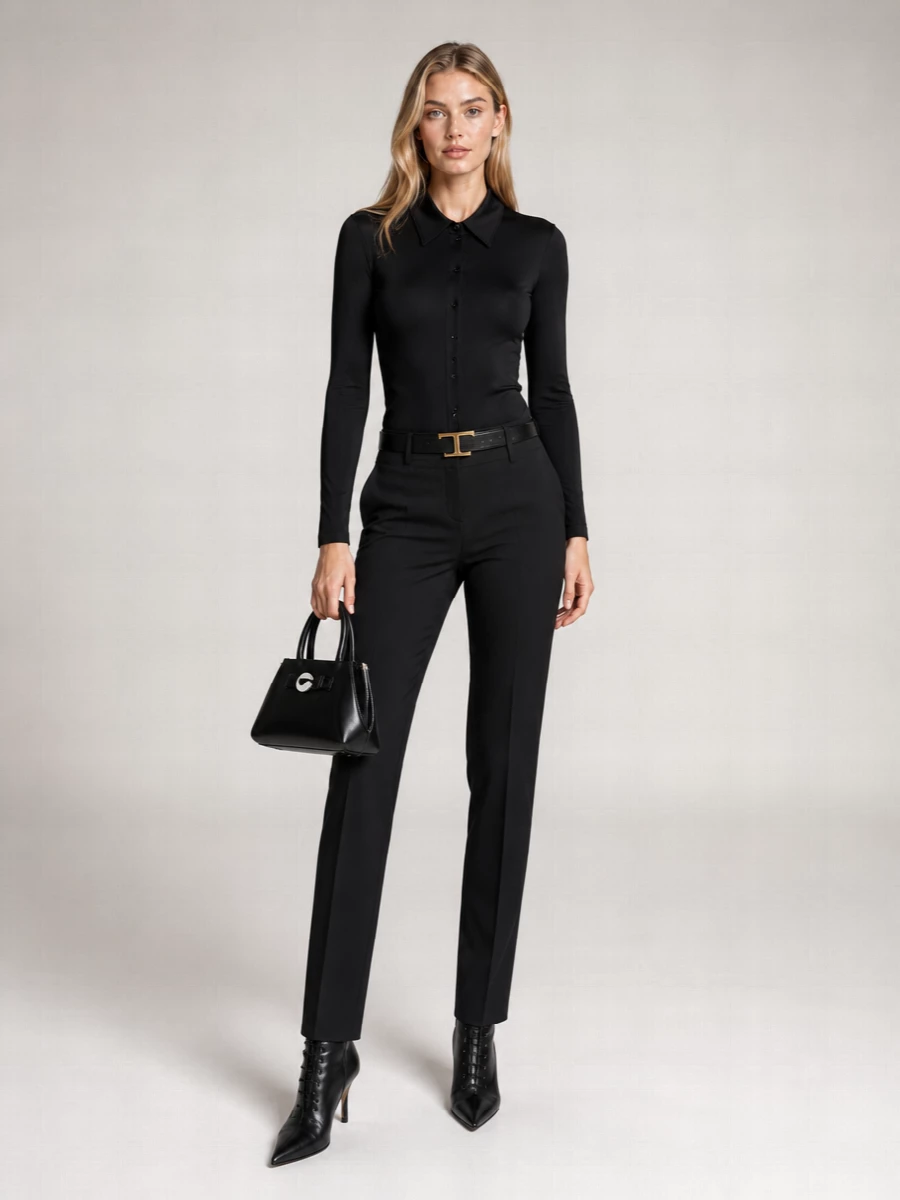 Sportmax Viscose Tailored Trousers