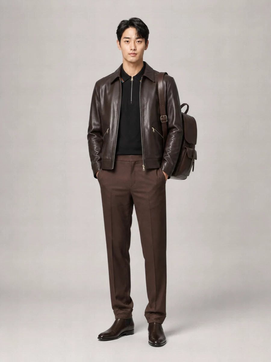 Paul Smith Lamb Leather Regular-Fit Jacket