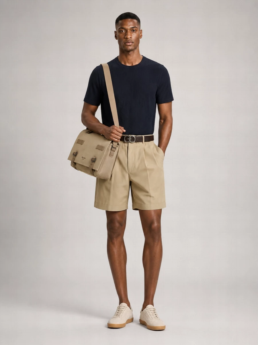 Giorgio Armani Twill Bermuda Shorts