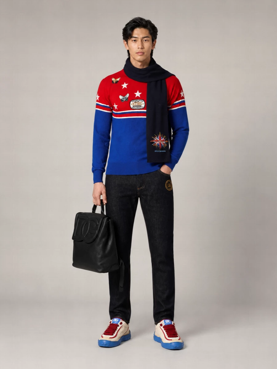 Dolce&Gabbana Leather Low-Top Sneakers