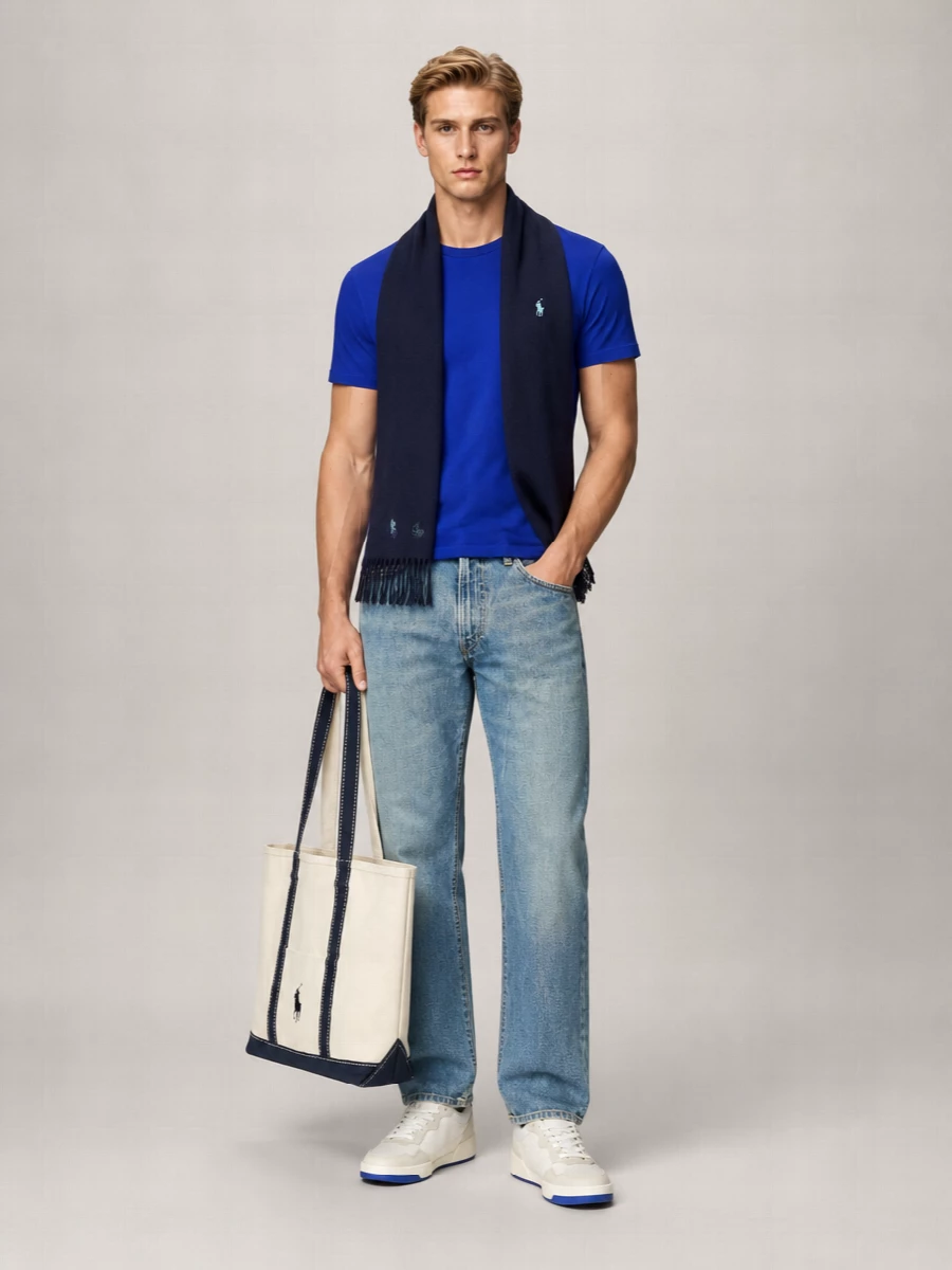 Tommy Hilfiger Leather Lace-Up Sneakers