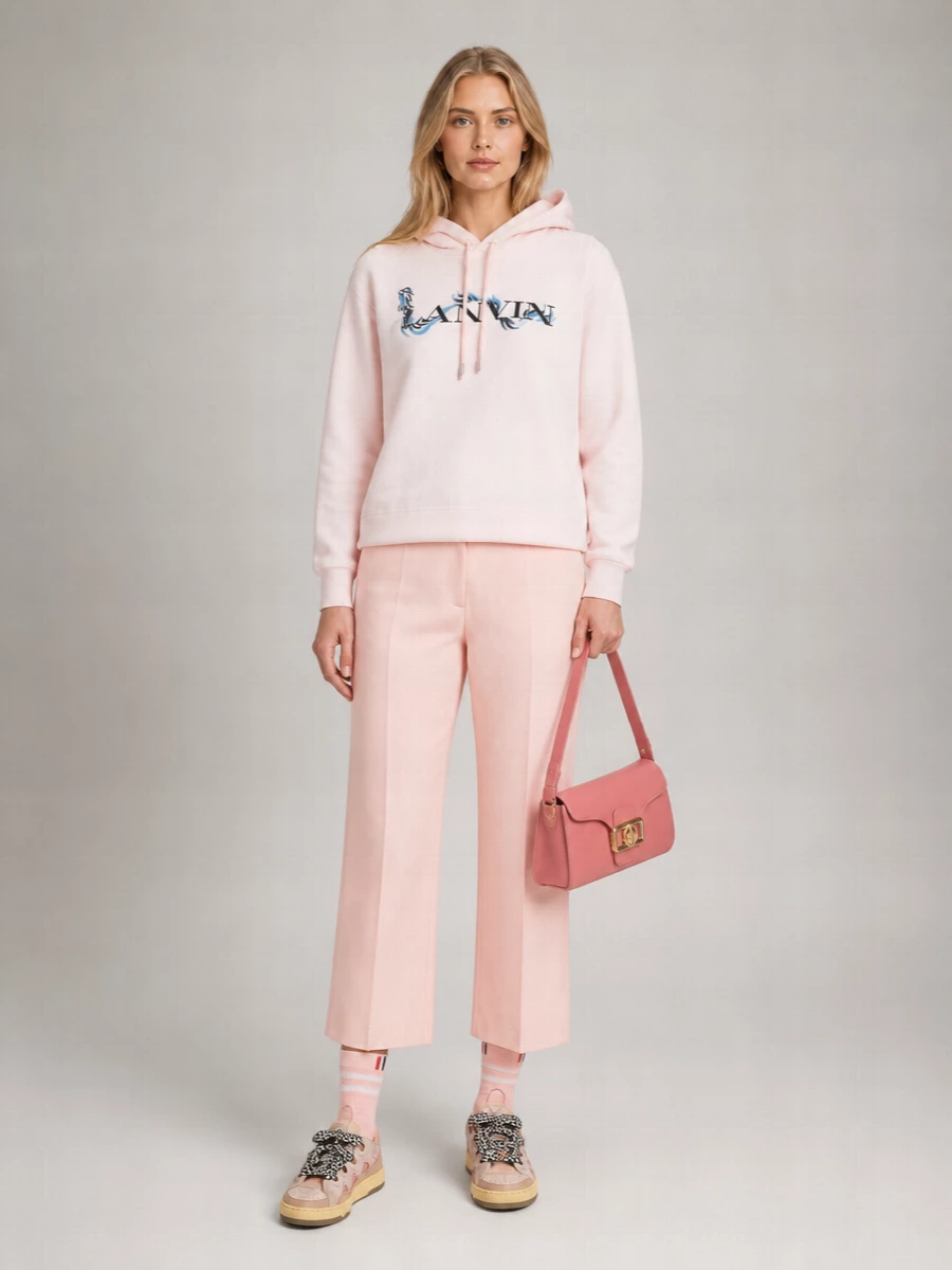 Lanvin Leather Panelled Low-Top Sneakers