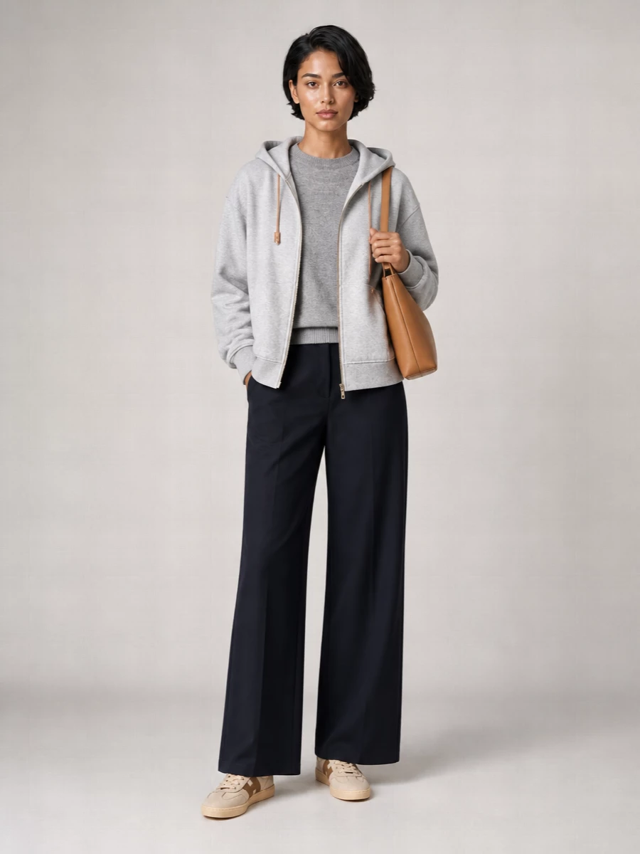 S Max Mara ribbed hoodie jacket