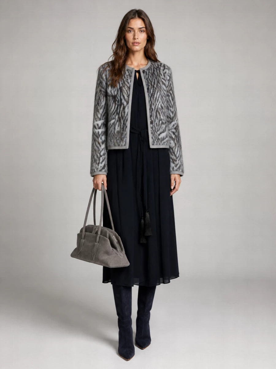 Forte Forte Alpaca Mohair Brushed Oversized Cardigan