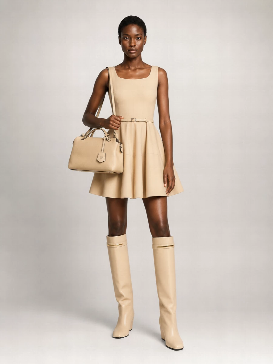 Fendi By The Way Leather Shoulder Bag