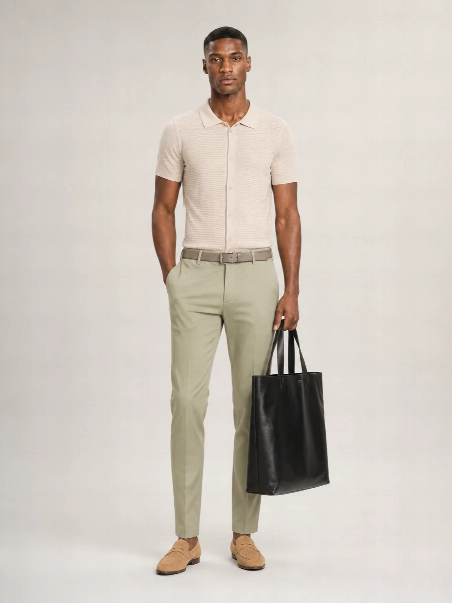 Pt Torino Cotton Tailored Trousers