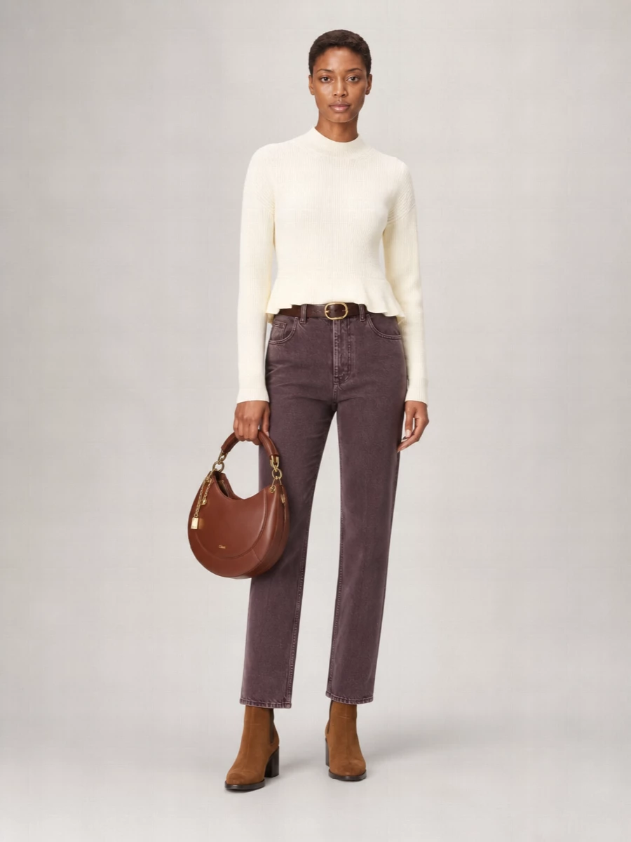 Chloé Purple Denim Jeans