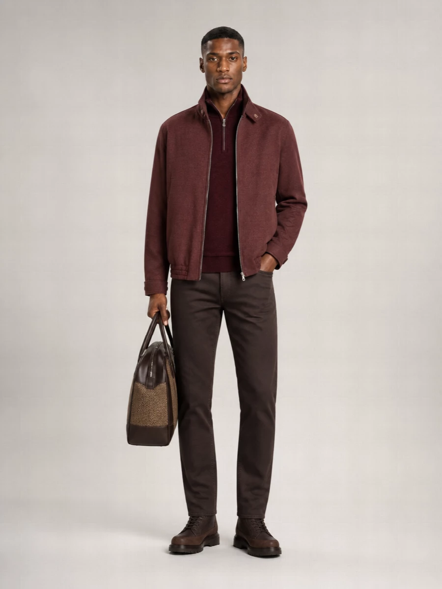 Brunello Cucinelli Virgin Wool Bomber Jacket