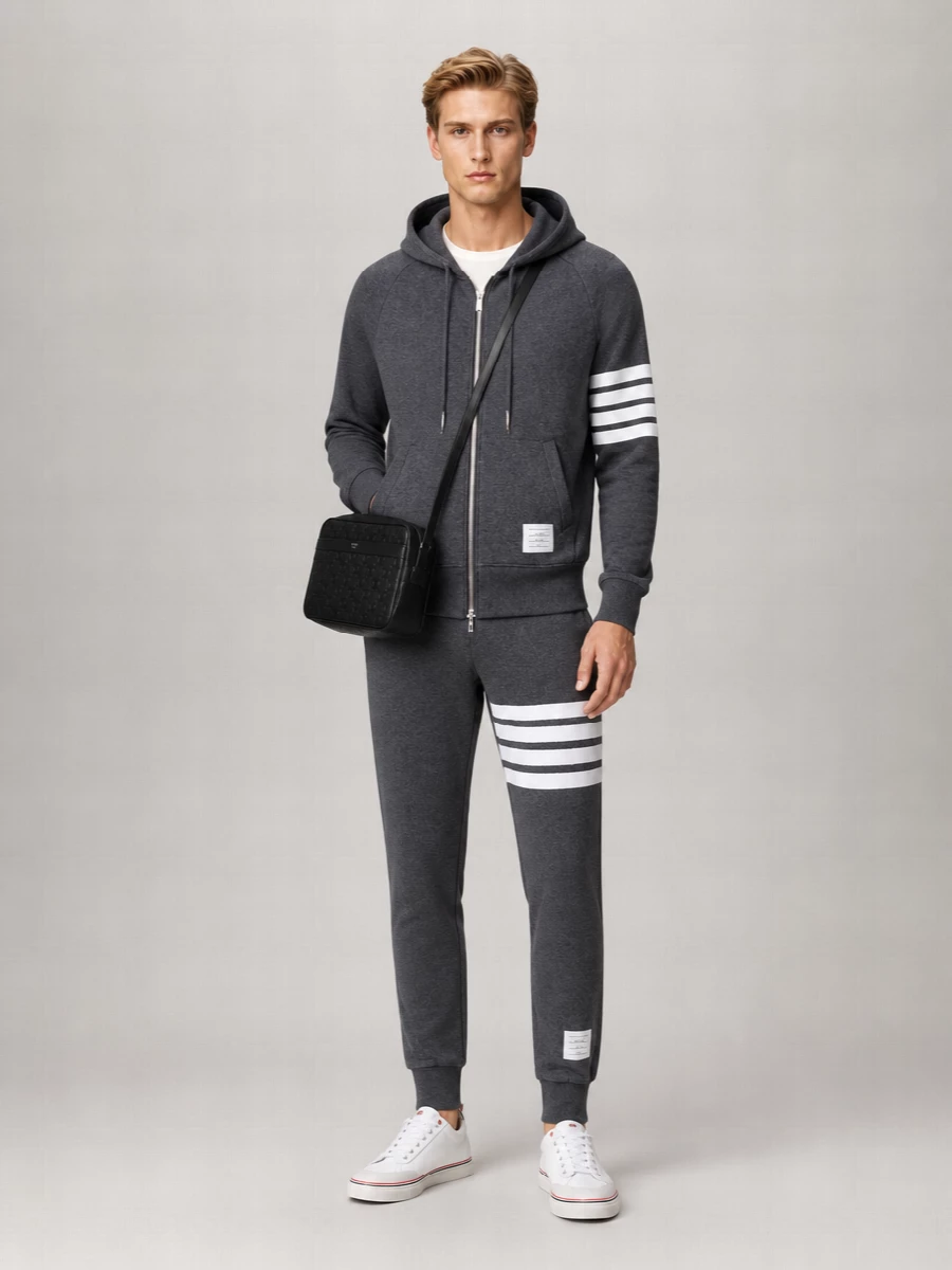 Thom Browne Zip Hoodie