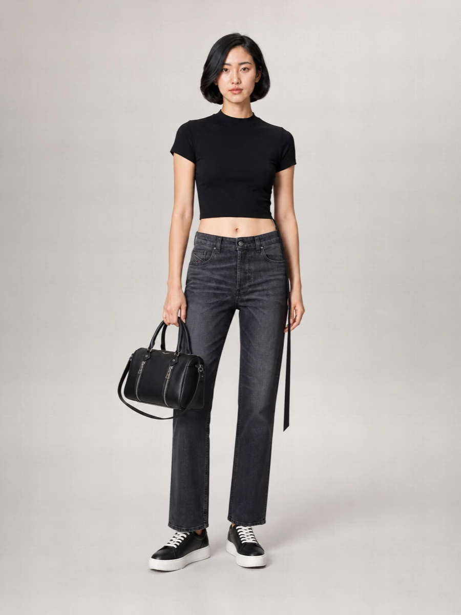 Zadig & Voltaire Medium Calfskin Shoulder Bag