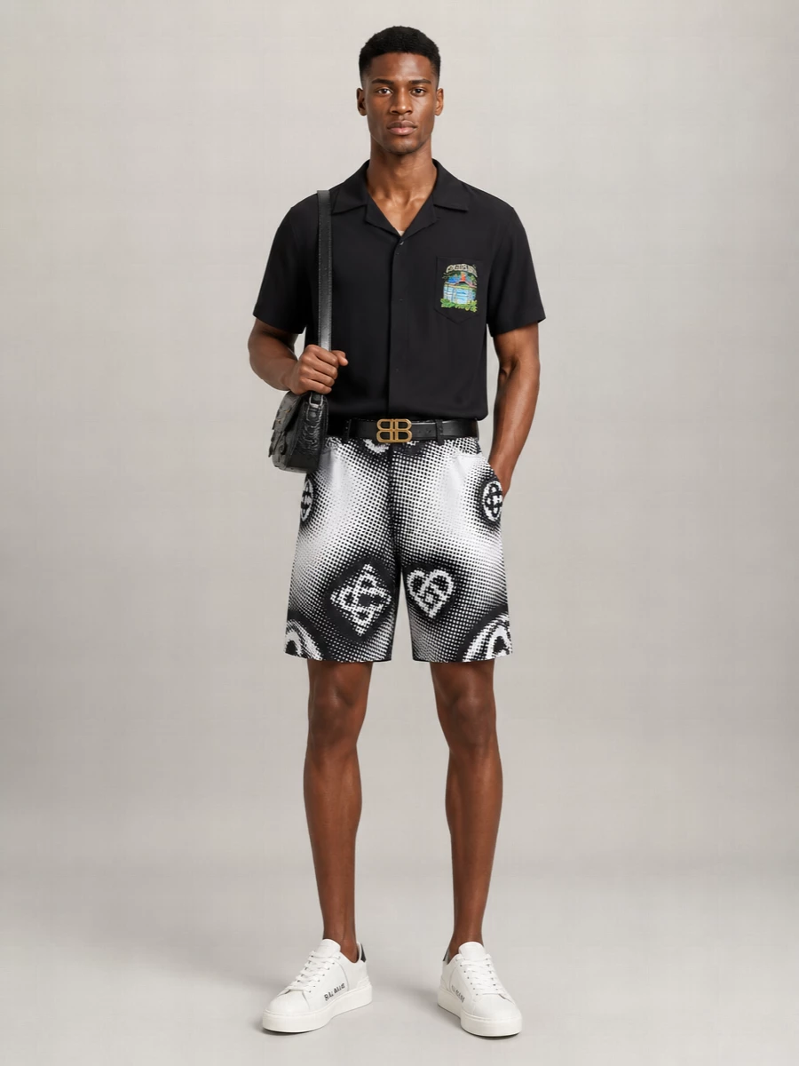 Casablanca Cotton Tailored Bermuda Shorts