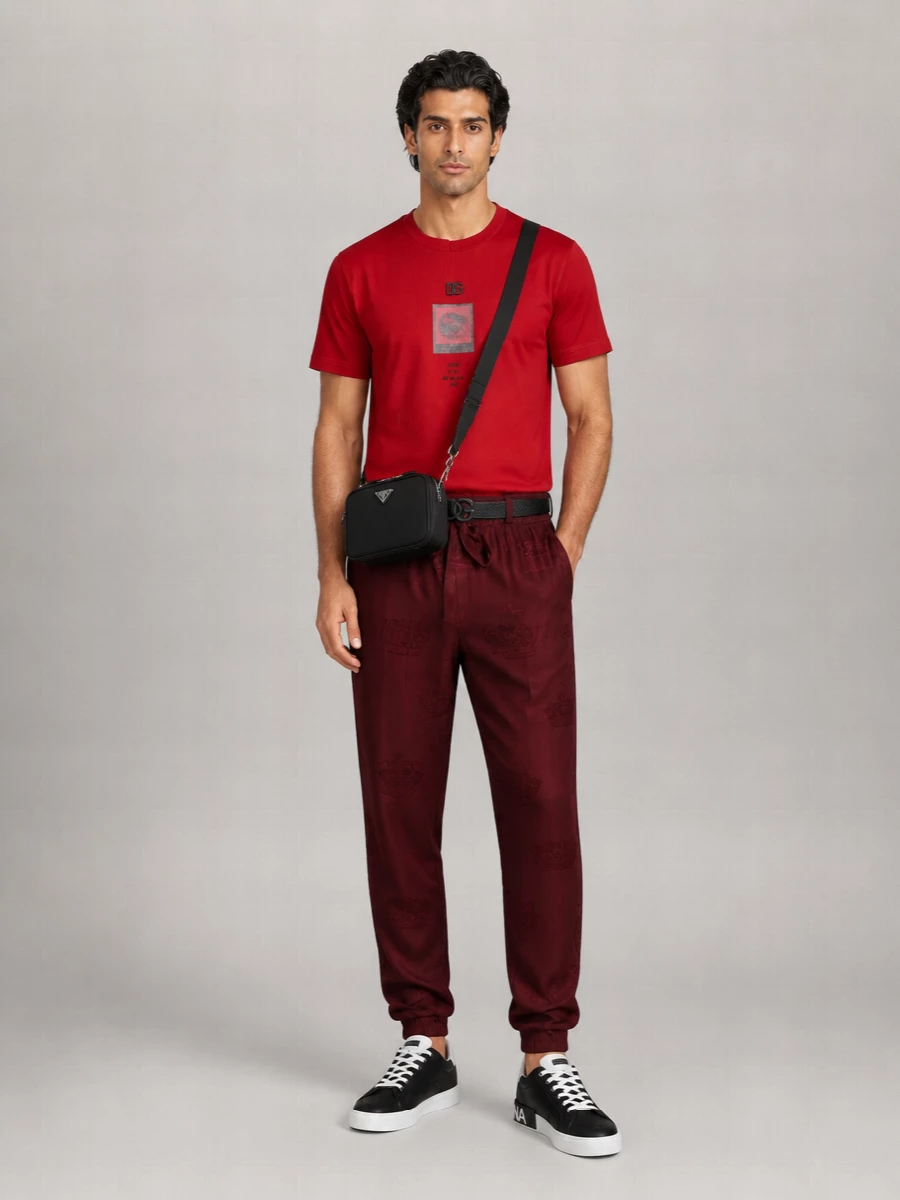 Dolce&Gabbana Cotton Crew Neck T-Shirt