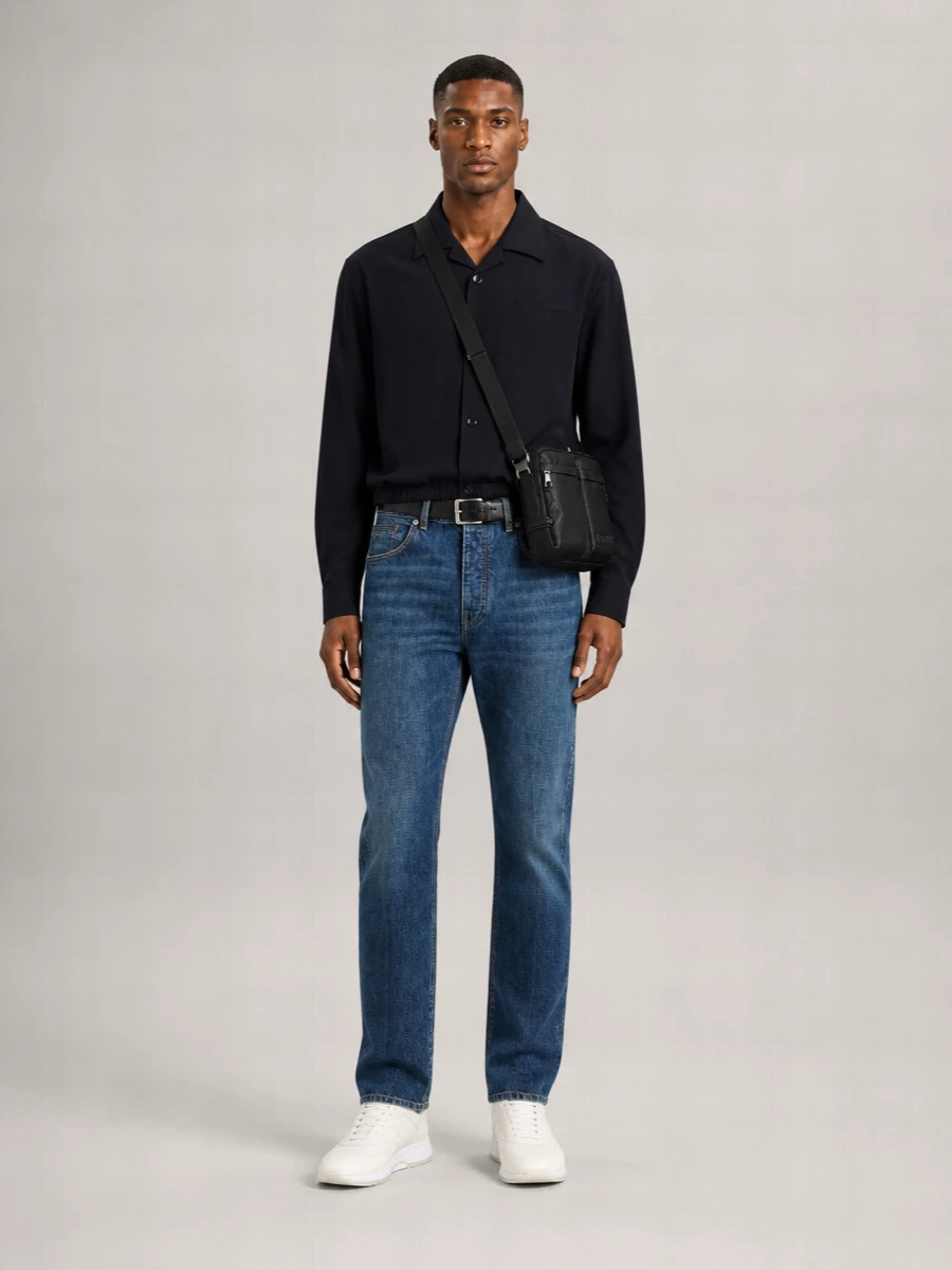 Givenchy Denim Mid-Rise Straight-Leg Jeans