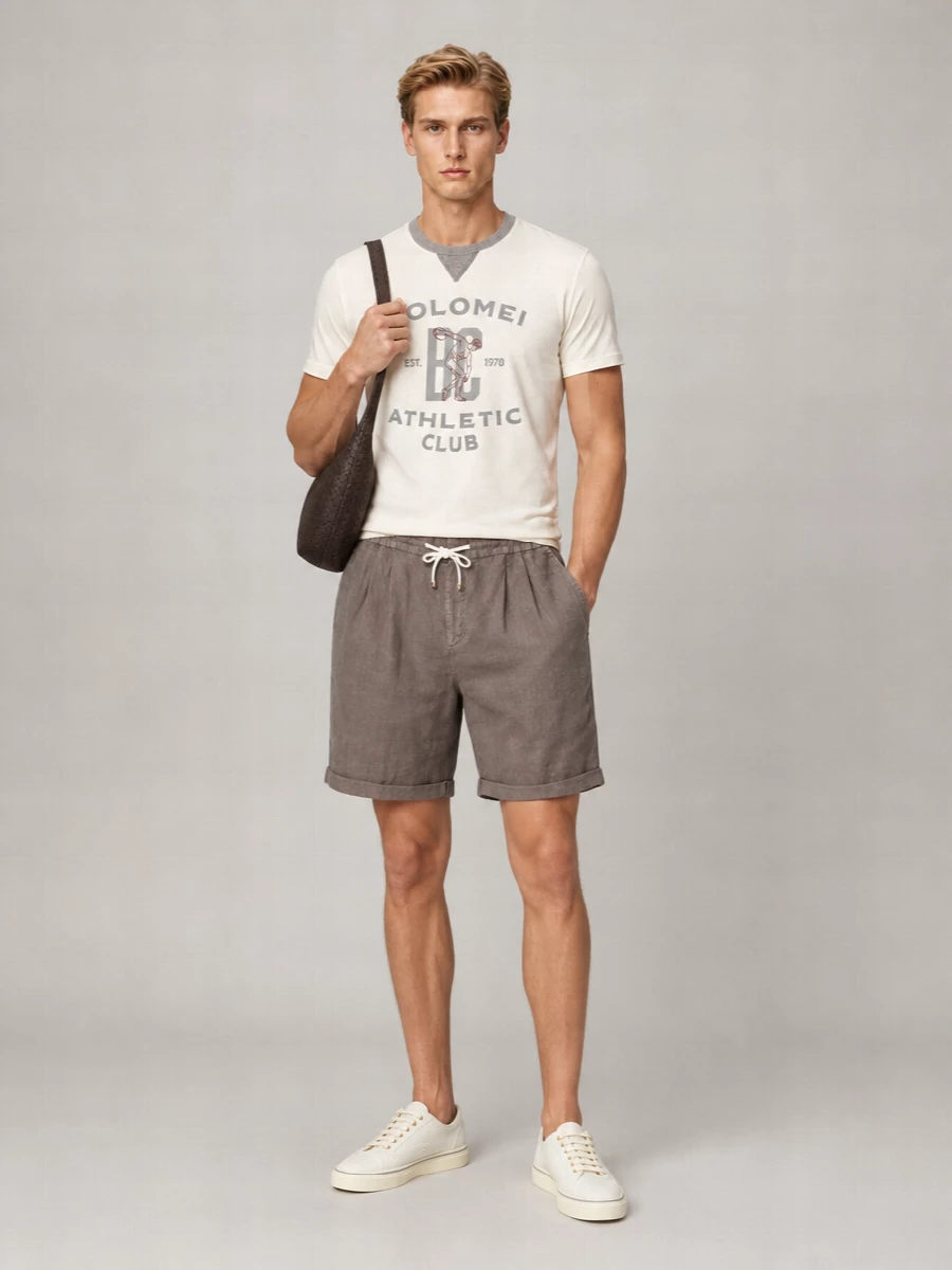 Brunello Cucinelli Printed Cotton T-Shirt
