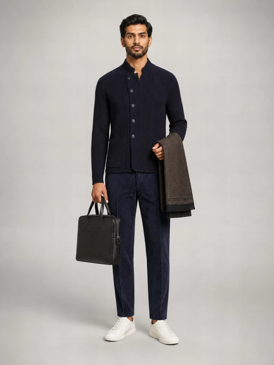 Emporio Armani Double-Breasted Blazer
