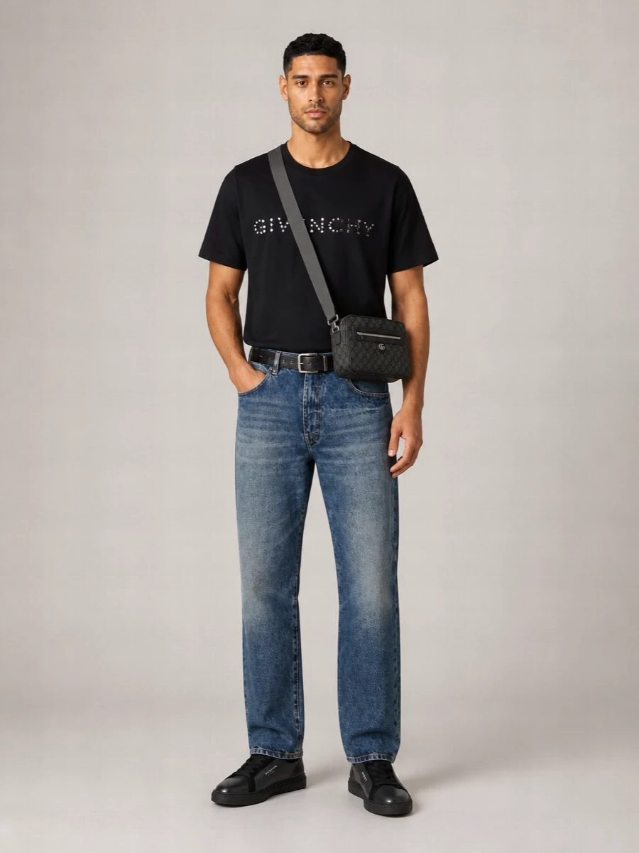 Givenchy Denim Regular-Fit Straight-Leg Jeans
