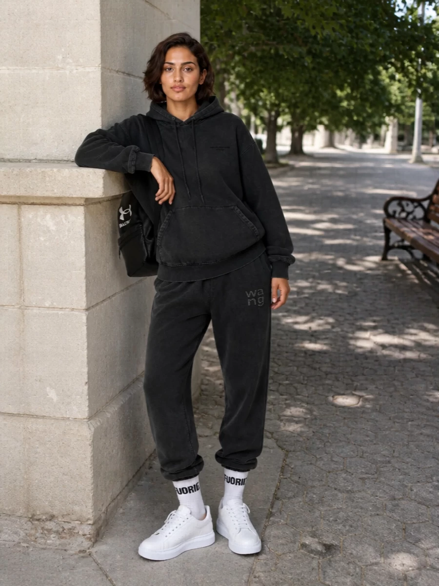 Alexander wang joggers hoodie mcqueen sneakers
