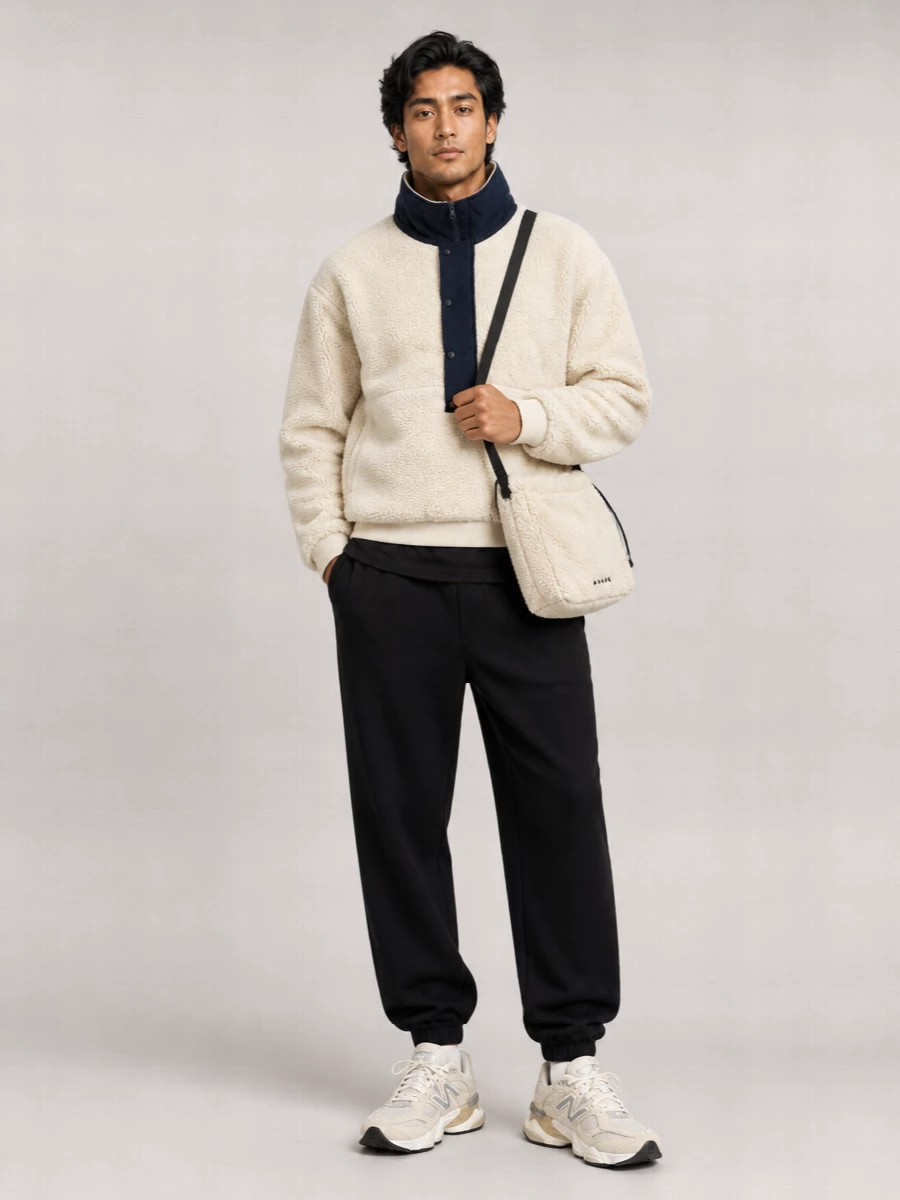 Entire Studios Half Zip Fleece Jacket