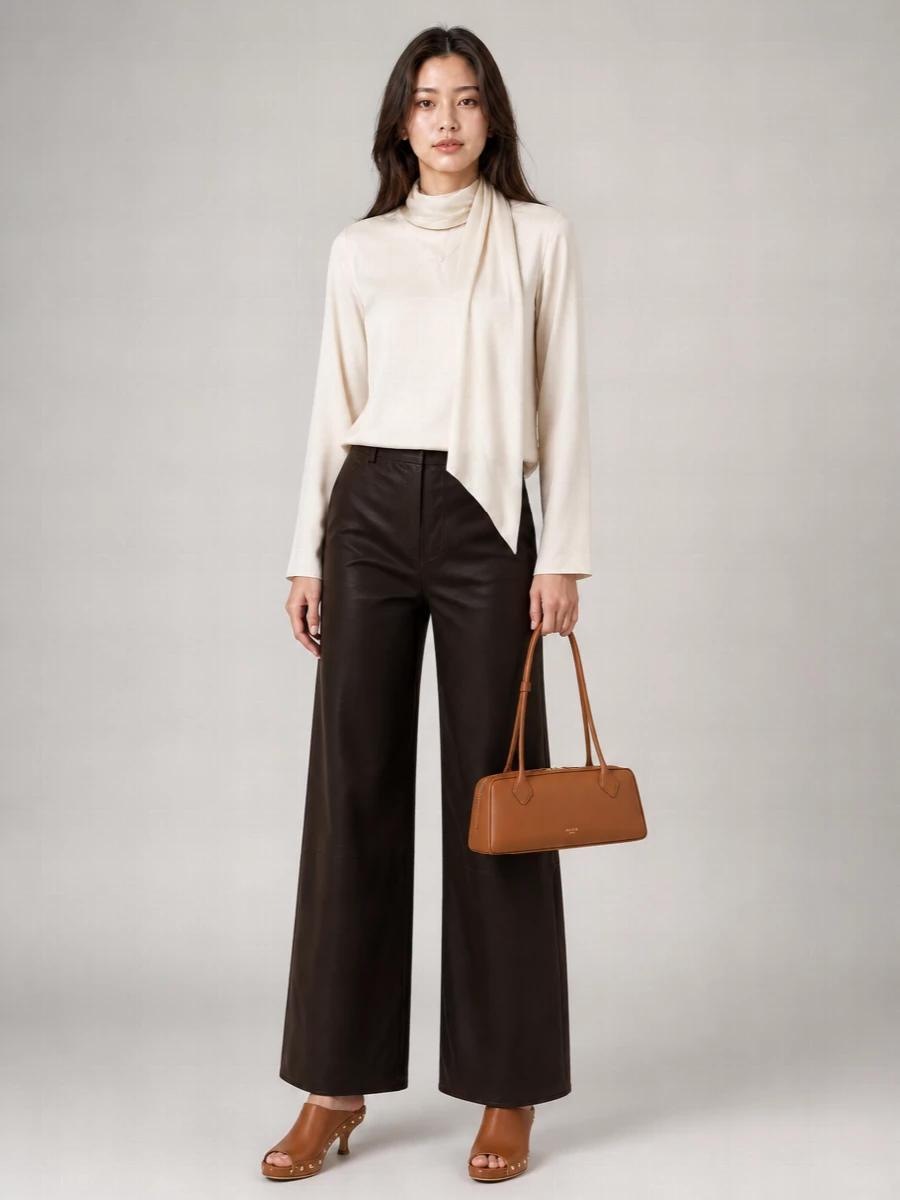 Chloé Leather Studded Mules