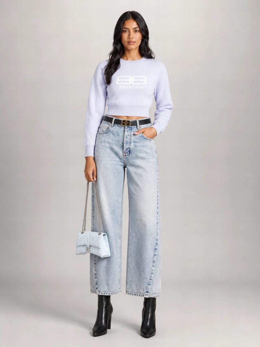 Balenciaga Crush Quilted Leather Shoulder Bag
