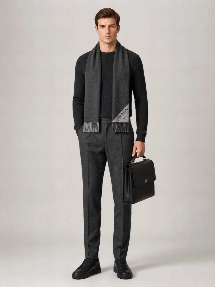 Dolce&Gabbana Ribbed Wool Blend Sweater