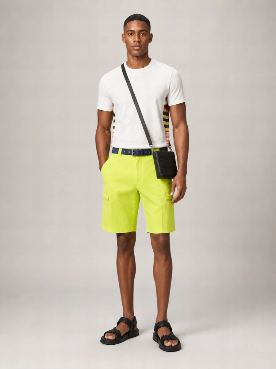 Bottega Veneta Nylon Bermuda Shorts