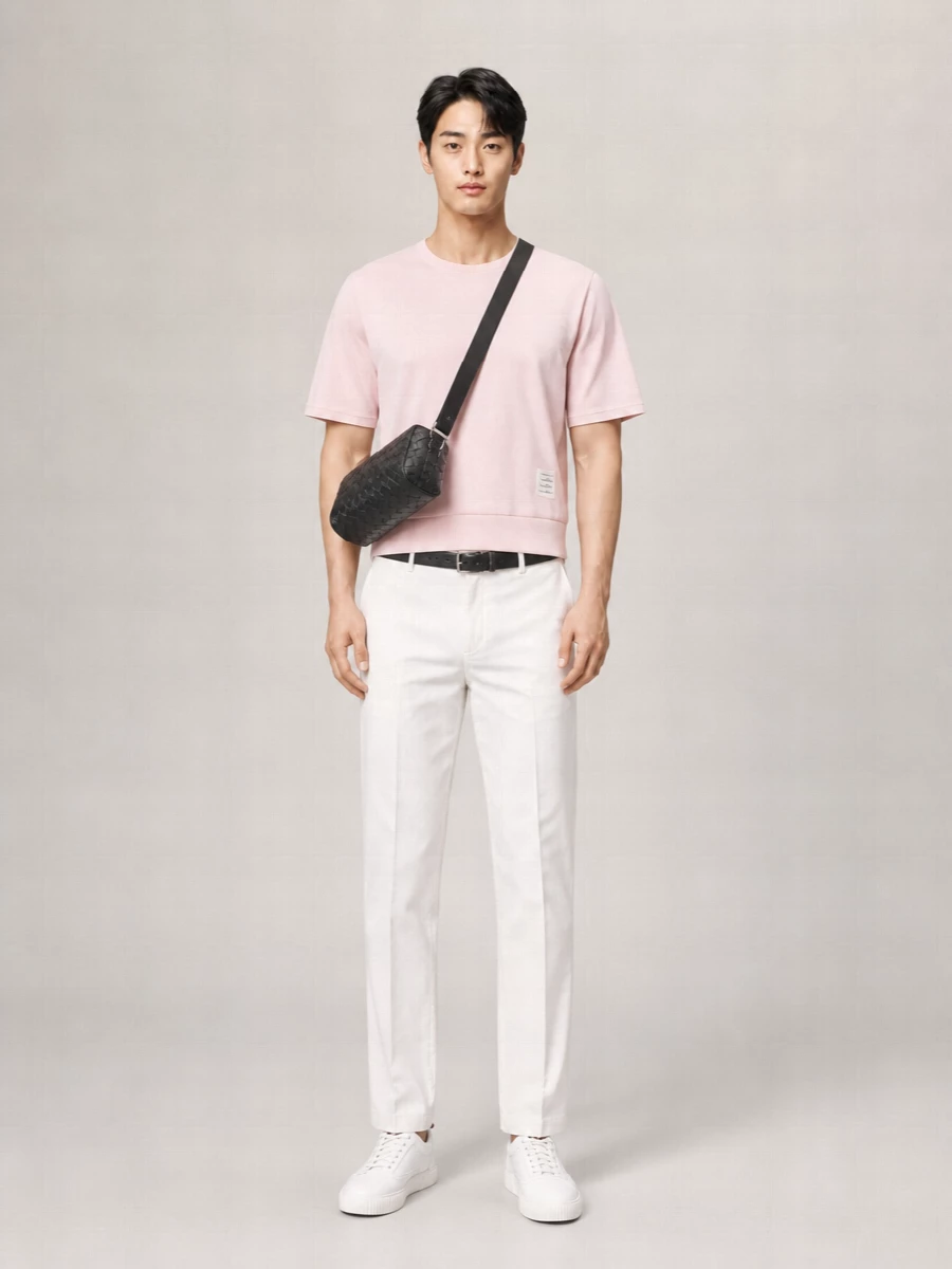 Thom Browne Cotton Short-Sleeve Striped T-Shirt