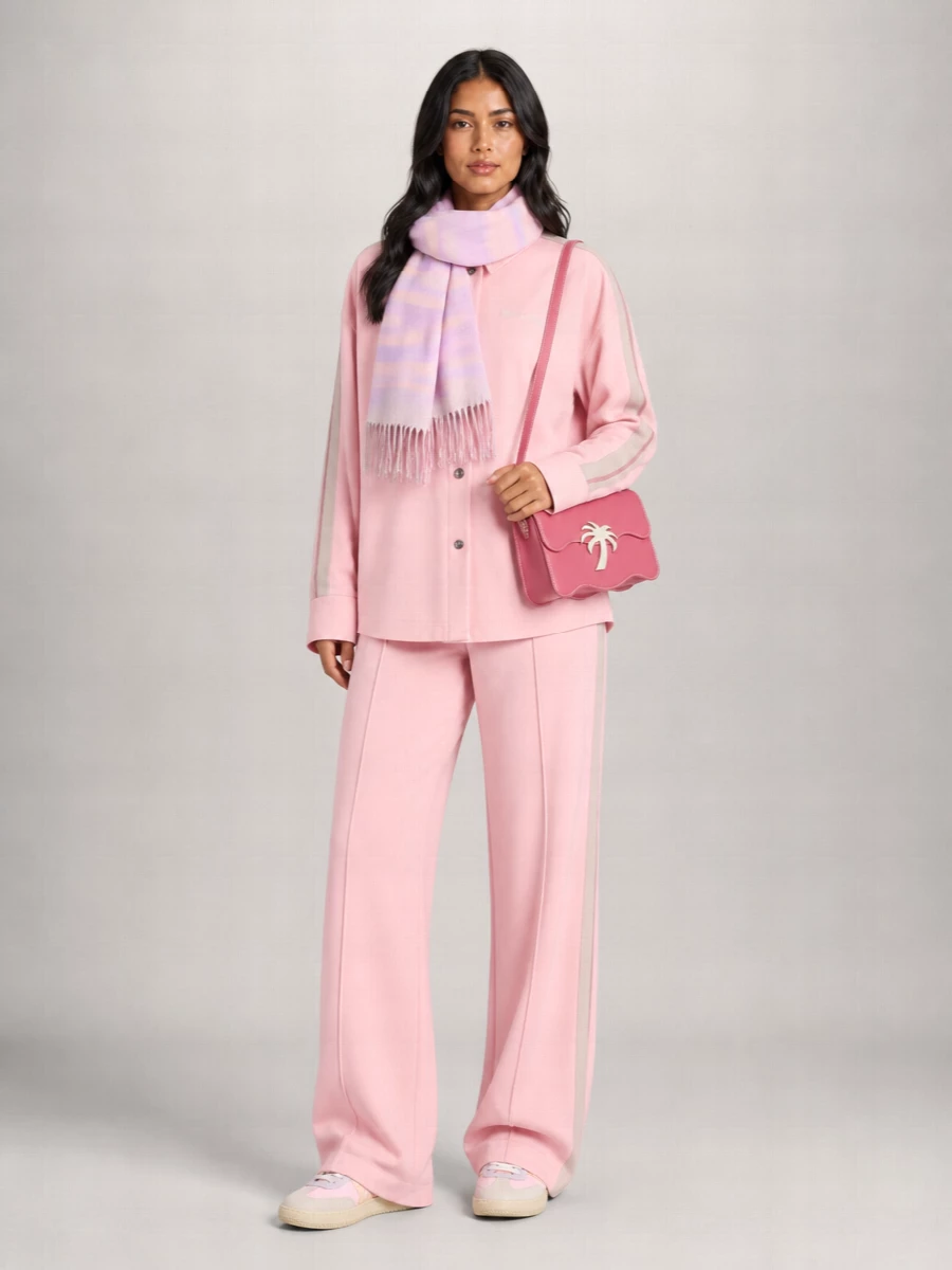 Palm Angels Wide-Leg Track Pants