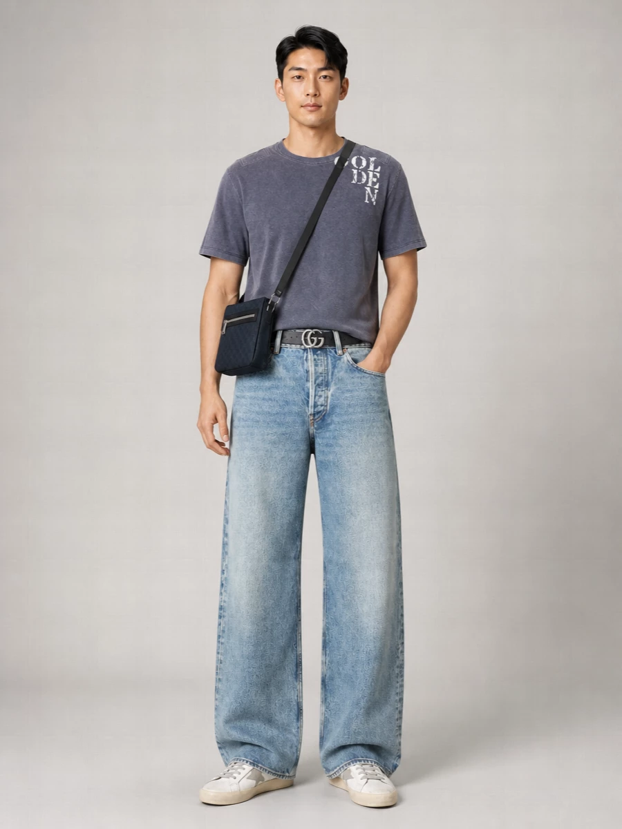Golden Goose Denim Straight-Leg Jeans