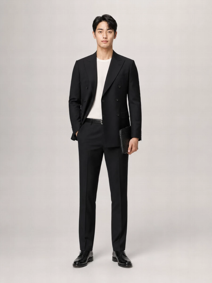 Dolce&Gabbana Wool High-Rise Tapered Trousers