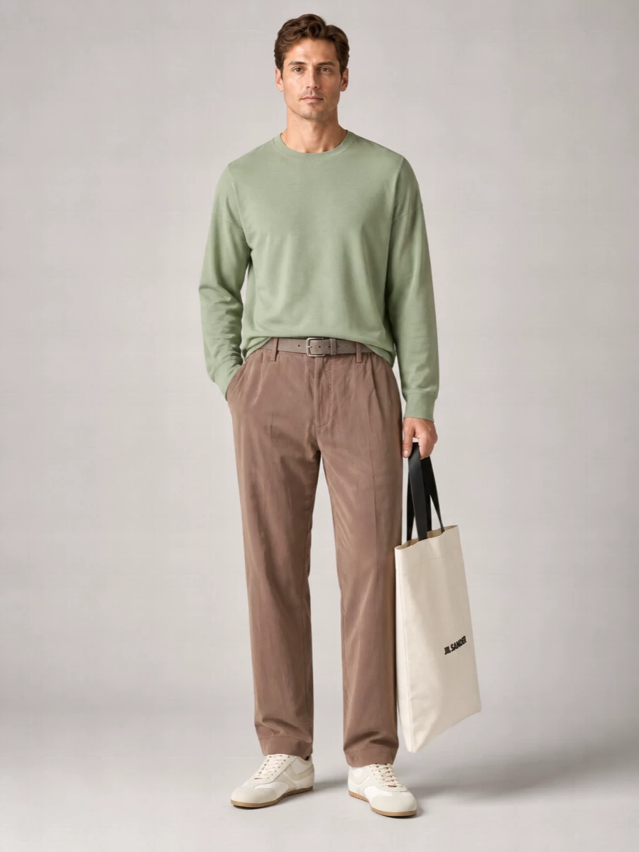 Dries Van Noten Cotton Long-Sleeve Crew-Neck T-Shirt