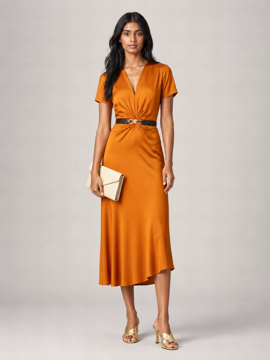 Victoria Beckham Knee-Length Midi Dress