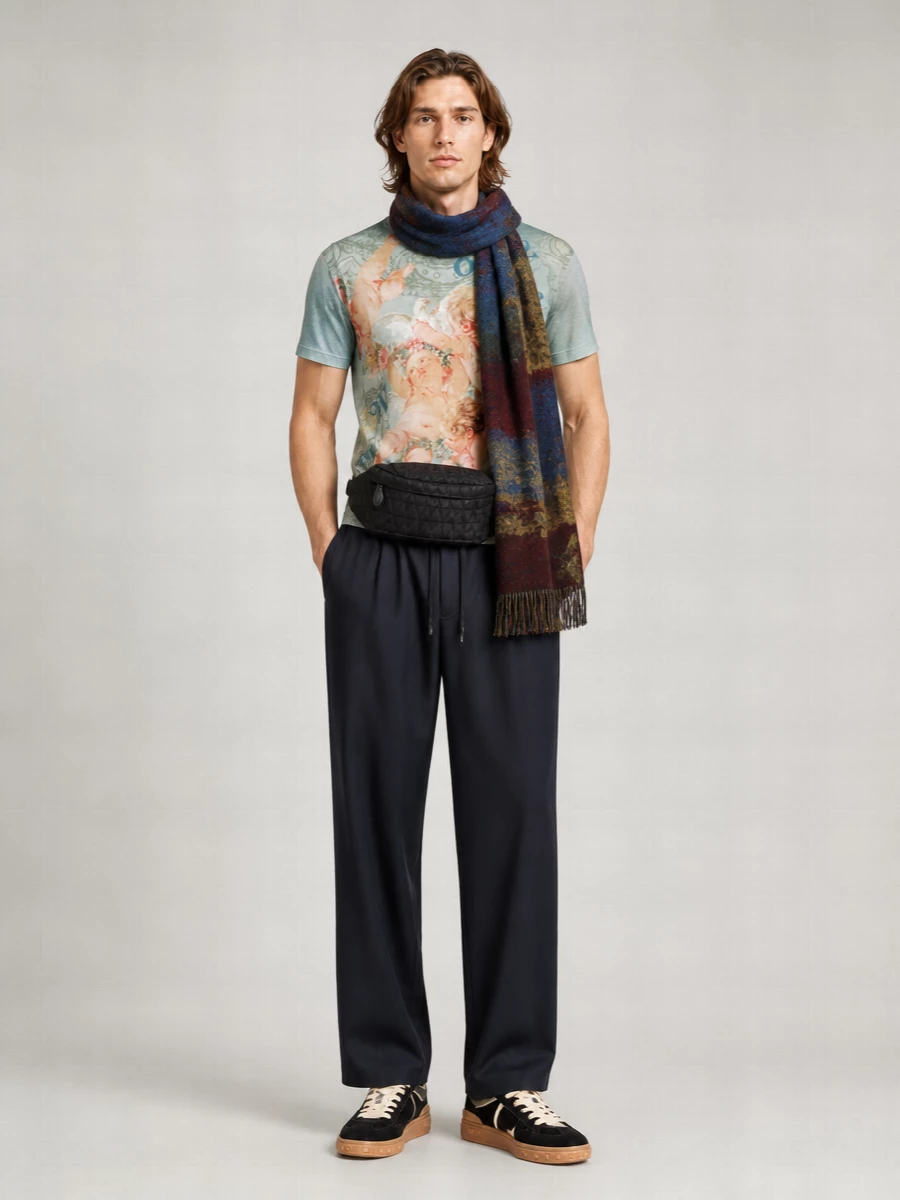 Valentino Garavani Silk Low-Top Sneakers