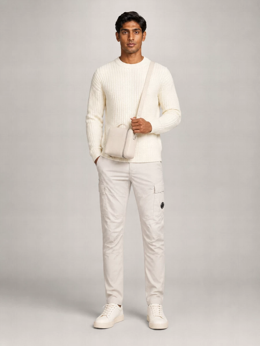 C.p. Company Wool Crew Neck Jumper