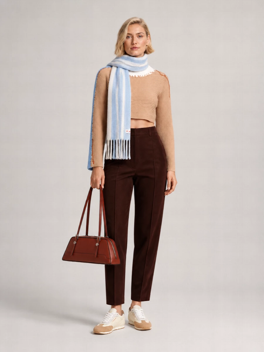 Marni Virgin Wool Cropped Jumper