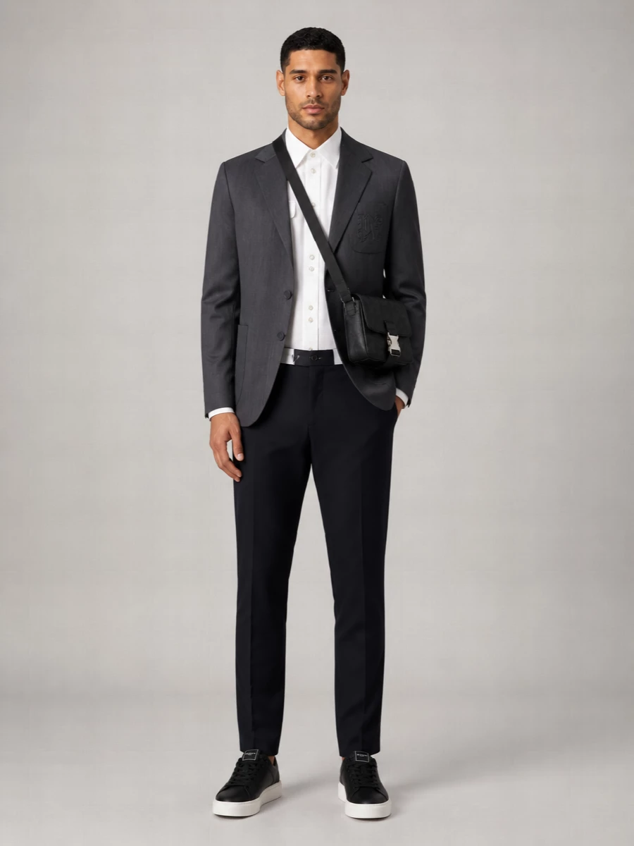 Palm Angels Single-Breasted Blazer