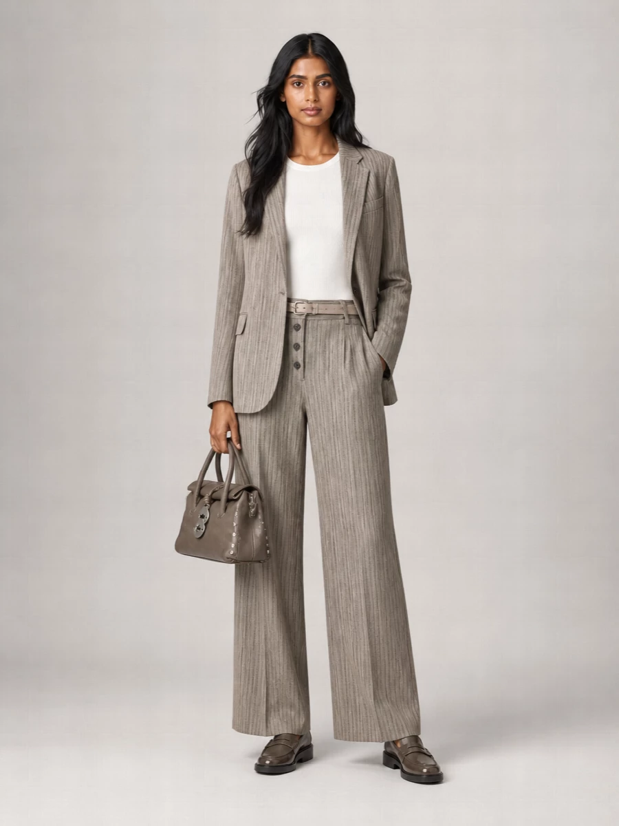 Paul Smith Embroidered Wide-Leg Trousers